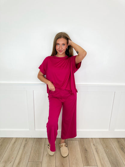 Days to Come High-Rise Wide Leg Avery Mae Cropped Bottoms - 5 colors!