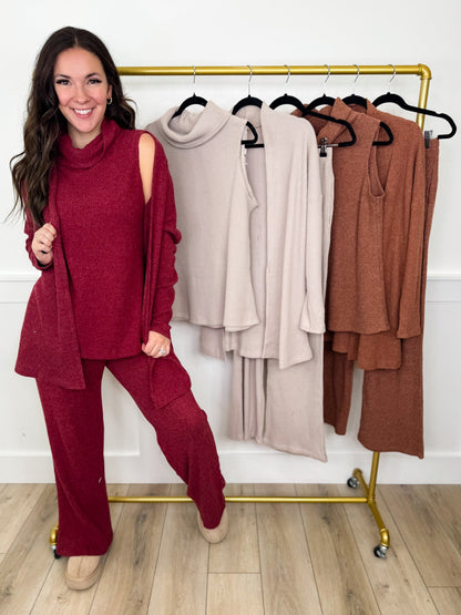 Dear Scarlett Choosing Me High-Rise Knit Set - 3 colors!