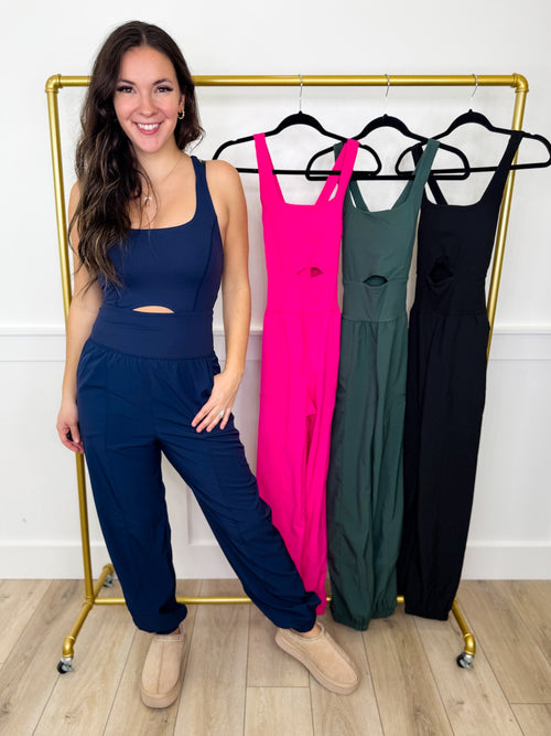 Ready to Navigate Lightweight Avery Mae Jumpsuit - Multiple Colors