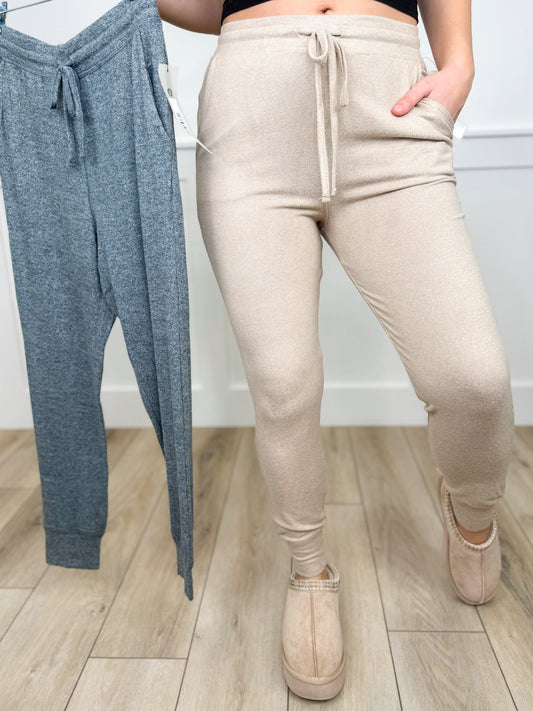 Mono B Soft Focus High-Rise Joggers - 2 colors!