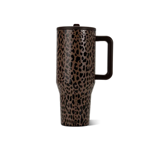 Insulated Travel Tumbler with Handle & Straw Lid