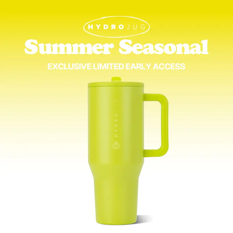 Insulated Travel Tumbler with Handle & Straw Lid